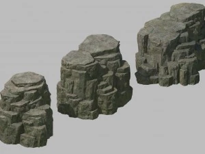 通天河-四重石03 3D 模型