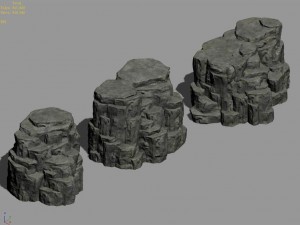 tongtianhe - quartet stone 03 3D 模型
