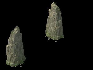 tongtianhe - rock 01 3D मॉडल