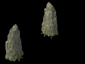 tongtianhe - rock 01 3D Model