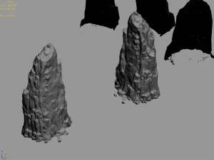 tongtianhe - rock 01 3D Model
