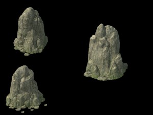 tongtianhe - rock 02 Model 3D