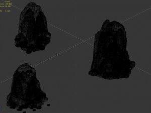 tongtianhe - rock 02 Model 3D