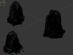 tongtianhe - rock 02 3D Model