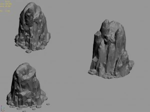tongtianhe - rock 02 3D Model