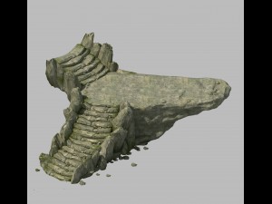 tongtianhe - rock stairs 01 3D Модель
