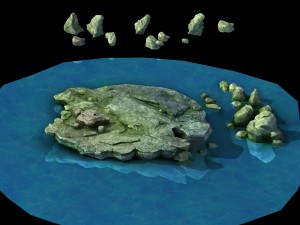 unforgettable forest - stone basin 34 3D Model