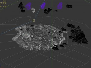 unforgettable forest - stone basin 34 3D Model