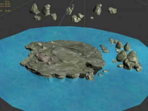 unforgettable forest - stone basin 34 3D Model