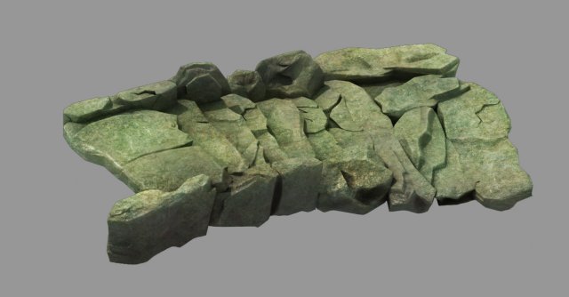 forgetful forest - stone bridge 34 3D-Modell .c4d .max .obj .3ds .fbx .stl .blend 