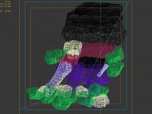 forgetful forest - stone ladder 34 Model 3D