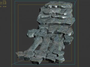 forgetful forest - stone ladder 34 Model 3D