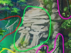 forgetful forest - stone ladder 34 3D Model