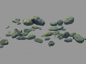 forgetful forest - stone 32 3D 모델