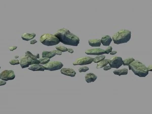 健忘的森林-石头32 3D 模型