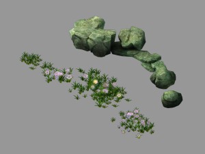 forgetful forest - stone 34 3D 모델