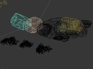 forgetful forest - stone 39 3D Model