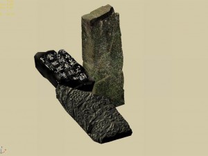 wu gorge - broken stone 01 Model 3D