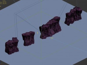 vampire main city - cliff 01 Modelo 3D