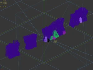vampire main city - cliff 01 3D Model