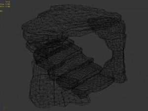 koike town - lanruo temple terrain shimen 3Dモデル