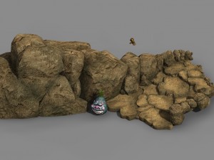 koike town - dirt road 3D Model