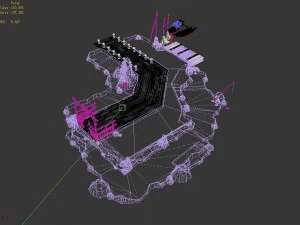 small - dock - dock 03 3D Model