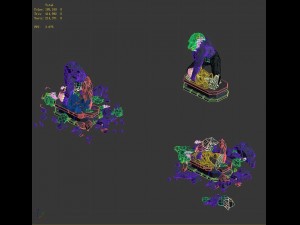 wicked creator - werewolf boss statues 01 3D Модель