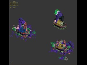 wicked creator - werewolf boss statues 01 3D Model