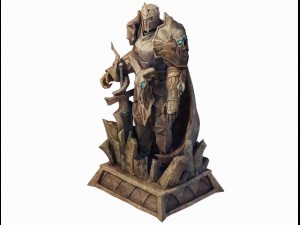 evil creator - stone - advanced death knight 03 3D मॉडल