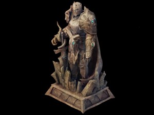 evil creator - stone - advanced death knight 03 Model 3D
