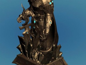 evil creator - stone - advanced death knight 03 Model 3D