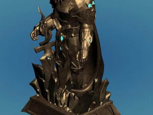 evil creator - stone - advanced death knight 03 3D Model