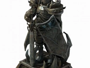 criador do mal - pedra - cavaleiro da morte avan&ccedil;ado 04 Modelo 3D