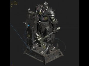 evil creator - stone - advanced death knight 05 3D 모델