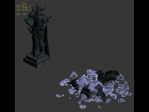 wicked creator - guardian statue 01 Model 3D