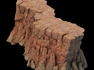 sennard - cliffs 04 Modèle 3D