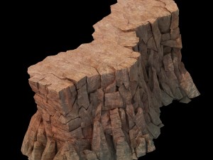 sennard - cliffs 04 Modèle 3D