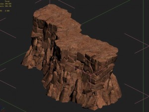 sennard - cliffs 04 Modèle 3D