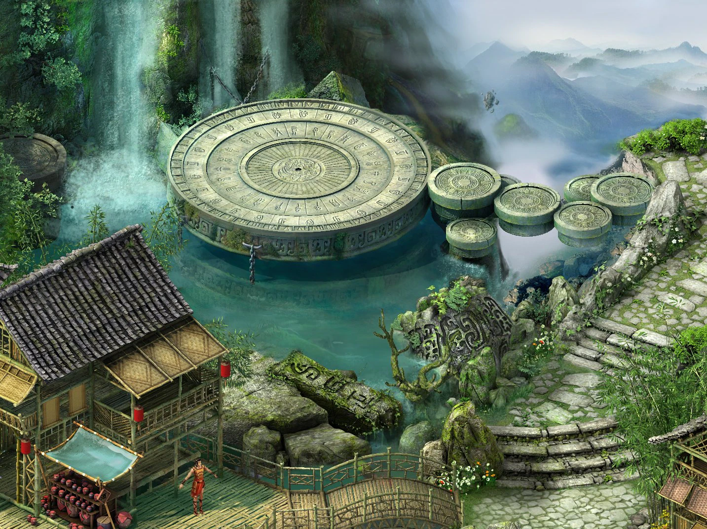 new village - birth point 3D Model .c4d .max .obj .3ds .fbx .stl .blend