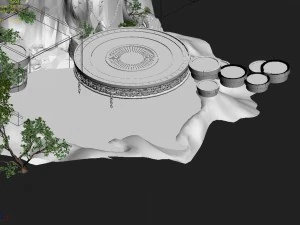 new village - birth point 3D Model