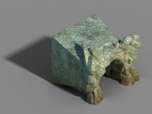nouveau village - grotte -01 Modèle 3D