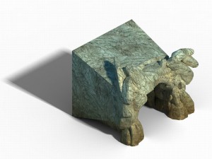 new village - cave -01 3D Model