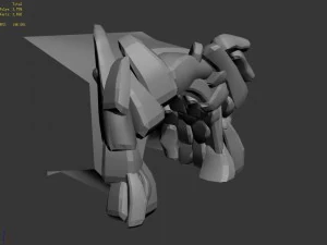 new village - cave -01 3D Model