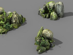 new village - stone carving 3D Model