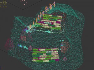 new village - stone steps 3D 모델