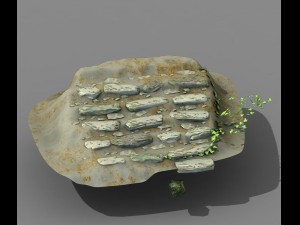 new village - stone steps 04 Modelo 3D