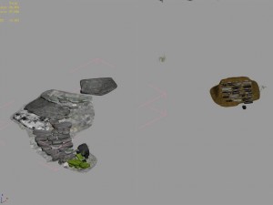 new village - stone steps 04 Modelo 3D