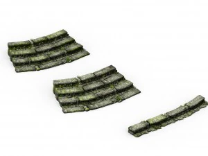 new village - stone steps 05 3D Model