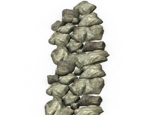 new village - stone steps 05 3D Model